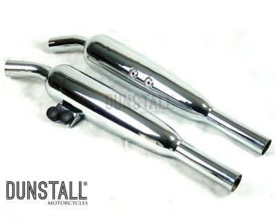 Triumph Bonneville Exhaust Silencers by Dunstall Motorcycles