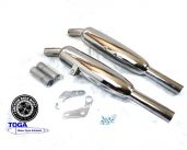 HBS105 Classic Silencers for Triumph Bonneville